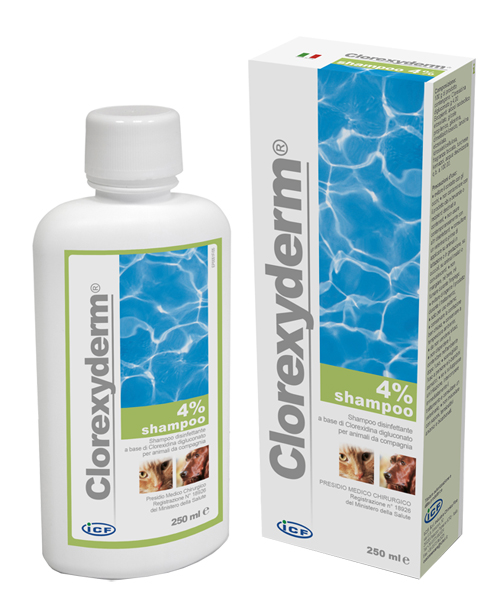 Clorexyderm shampoo 4% 250 ml