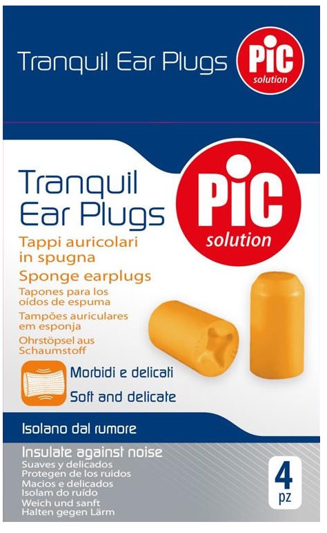 Tappi auricolari tranquil in spugna 4 pezzi