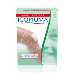 Icopiuma benda a compressione fisiologica per gamba e ginocchio cal 5 1 pezzo