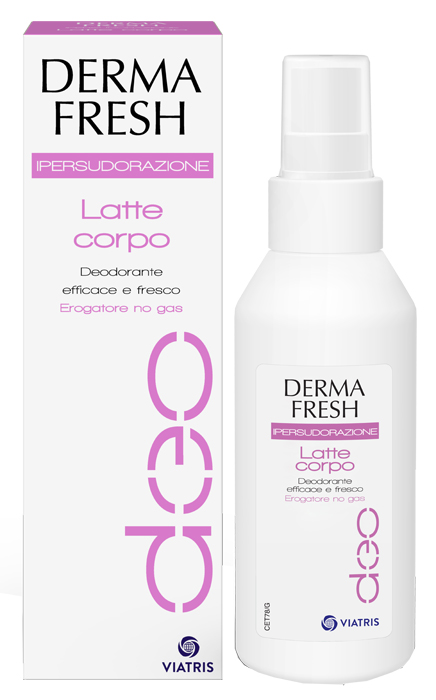 Dermafresh ipersudorazione latte corpo deodorante 100 ml