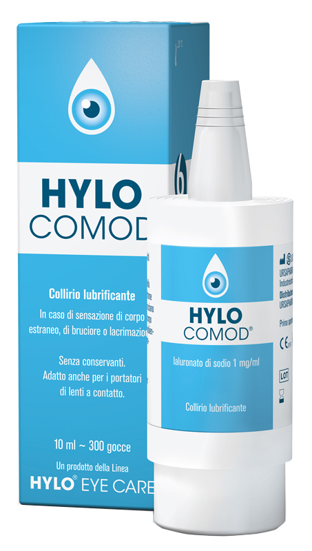Hylo-comod gocce oculari ialuronato di sodio 0,1% flaconcino 10 ml