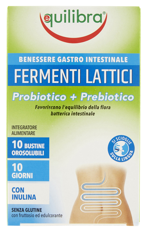 Fermenti lattici probiotico + prebiotico 10 bustine orosolubili