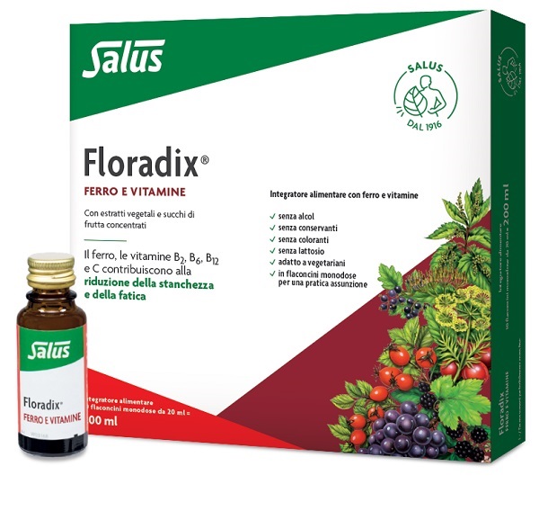 Floradix monodose 10 flaconcini da 20 ml