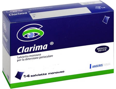 Salvietta perioculare clarima 14 pezzi