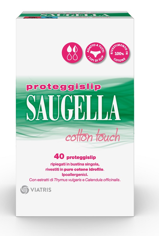 Saugella assorbenti cotton touch proteggislip 40 pezzi
