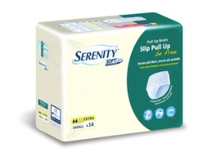 Pannolone a mutandina serenity pull up be free sd extra medium 14 pezzi