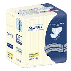 Pannolone a mutandina serenity classic aloe extracomfort m 6 sacchetti x 15 pezzi farmability