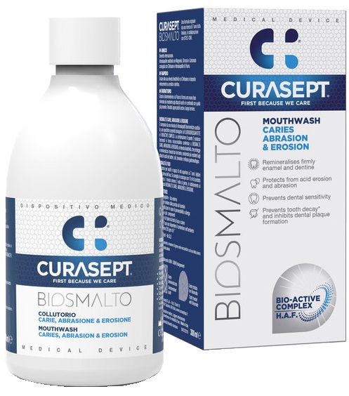 Curasept biosmalto collutorio carie abrasione&erosione 300 ml