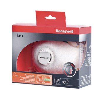 Maschera filtrante ffp2 bianco misura unica 2 pezzi