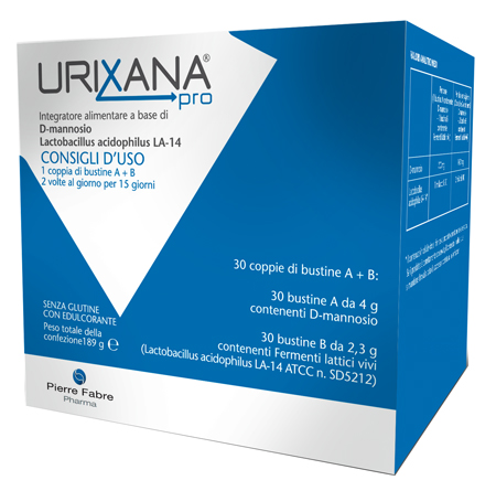 Urixana pro 30 bustine a, 30 bustine b