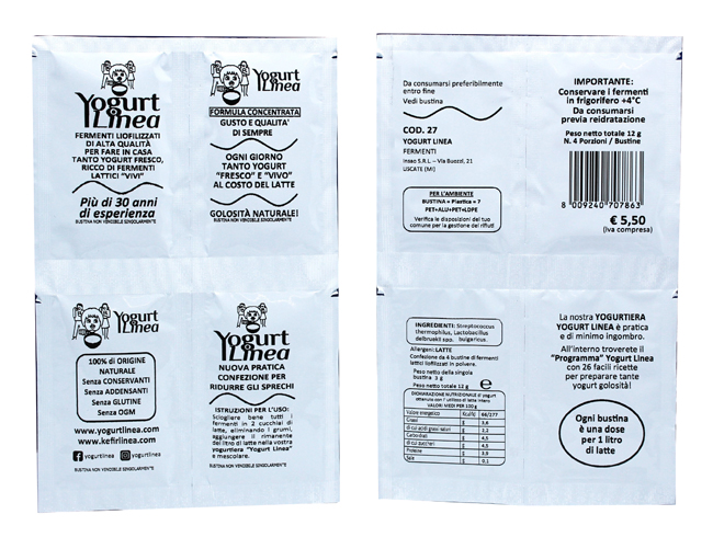Yogurt linea fermenti liofilizzati 4 bustine da 6,5 g