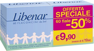 Flanconcino libenar 60 pezzi da 5 ml