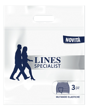 Lines specialist mutanda elastica l 3 pezzi
