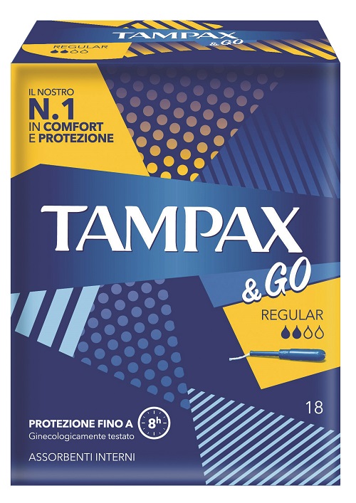Tampax &go regular 18 pezzi