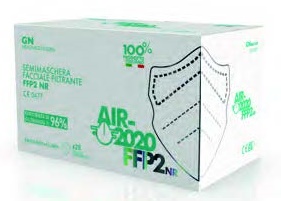Air-2020 semimaschera facciale ffp2 bianca