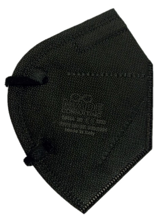 Siria 20 semimaschera filtrante nera antipolvere ffp2 nr monouso small