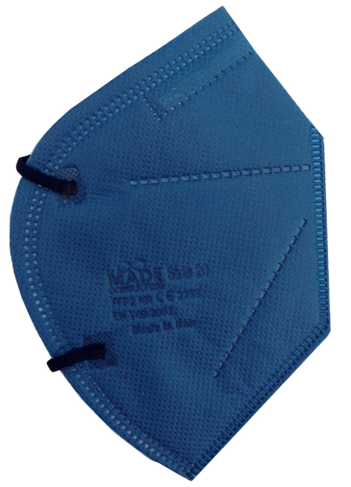Siria 20 semimaschera filtrante antipolvere ffp2 nr blue