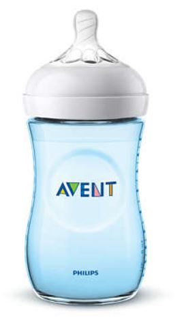 Avent biberon natural pp 330ml azzurro single pack
