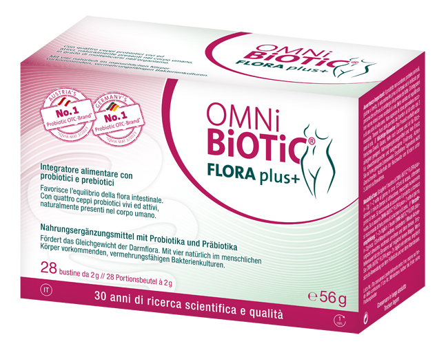 Omni biotic flora plus+ 28 bustine da 2 g