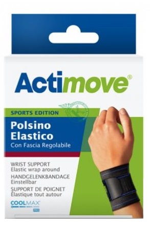 Actimove sports edition polsino elastico con fascia regolabile universale