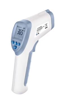 Termometro frontale a infrarossi range temperatura corporea 32-43 gradi distanza misurazione 1-3 cm