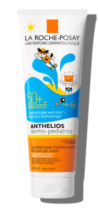 Anthelios gel pelle bagnata bambino 50+ 200 ml paperpack