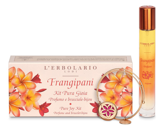 Frangipani kit pura gioia profumo 15 ml + bracciale bijou edizione limitata