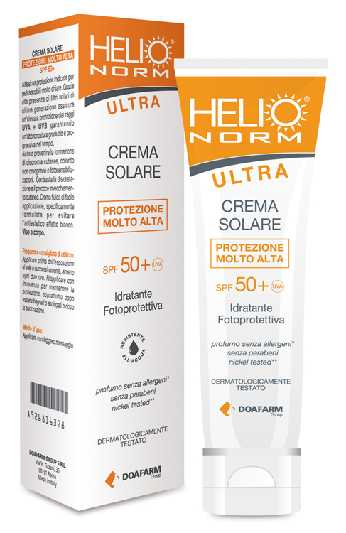 Helio norm ultra crema solare spf 50+ 100 ml