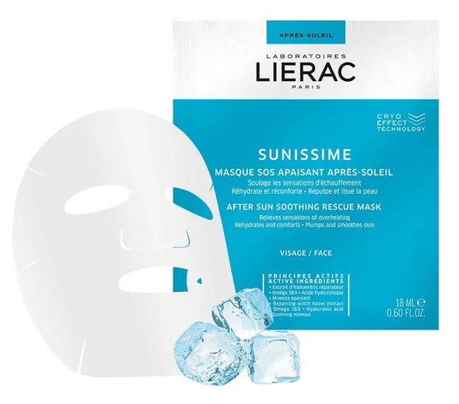 Lierac sunissine maschera doposole in tessuto 18 ml
