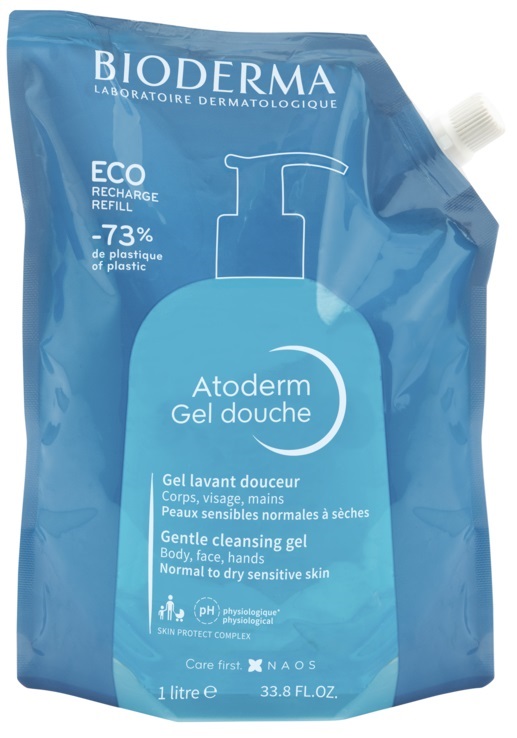Atoderm gel douche eco recharge