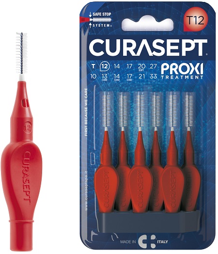 Curasept proxi t12 rosso/red 6 pezzi
