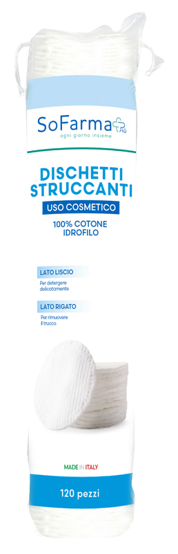 Dischetti struccanti 120 pezzi sofarmapiu