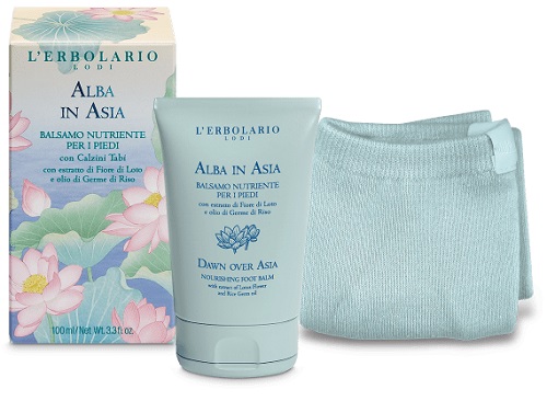 Alba in asia balsamo nutriente per i piedi con calzini tabi 100 ml