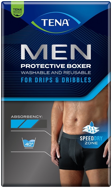 Tena men protective boxer assorbente lavabile medium 1 pezzo