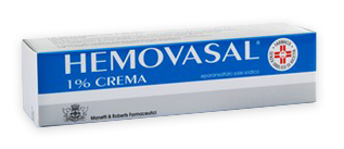 Hemovasal 1% crema - tubo 30 g