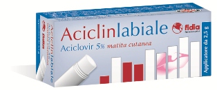 Aciclinlabiale 5% matita cutanea - applicatore da 2,5 g