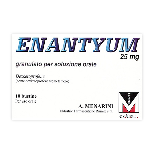 Enantyum 25 mg granulato per soluzione orale 10 bustine al/pe monodose