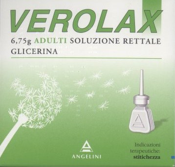 Verolax 9 g adulti soluzione rettale - 6 contenitori monodose
