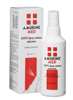 Amukine med 0,05 % spray cutaneo, soluzione - flacone 200 ml