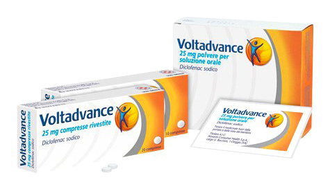 Voltadvance 25 mg polvere per soluzione orale - 20 bustine