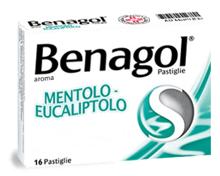 Benagol pastiglie gusto mentolo-eucaliptolo 16 pastiglie