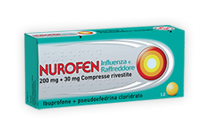Nurofen influenza e raffreddore 200 mg + 30 mg compresse rivestite 12 compresse rivestite