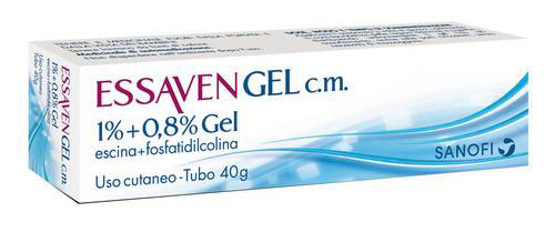 Essaven 10 mg/g + 8 mg/g gel, tubo da 40 g