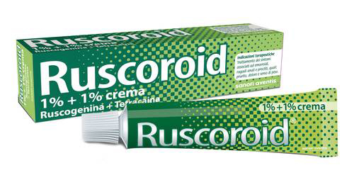 Ruscoroid 1% + 1% crema tubo 40 g
