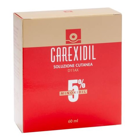 Carexidil 5% soluzione cutanea - flacone in hdpe da 60 ml