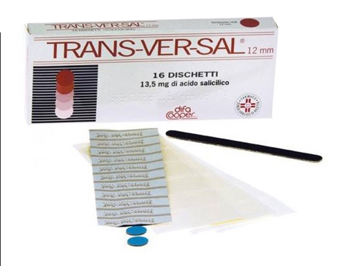 Trans-ver-sal 13,5 mg/12 mm cerotti trandermici - scatola 20 cerotti transdermici 12 mm - 18 cerotti di fissaggio ed una limetta