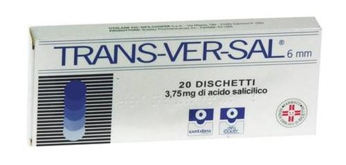 Trans-ver-sal 3,75 mg/6 mm cerotti trandermici - scatola 20 cerotti transdermici 6 mm - 24 cerotti di fissaggio ed una limetta