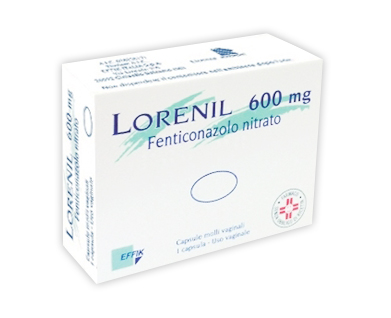Lorenil 600 mg capsule molli vaginali - 1 capsula