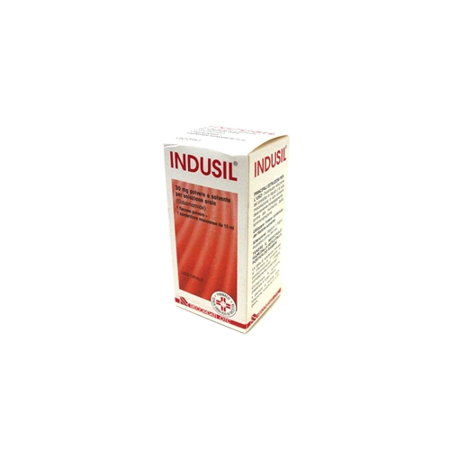 Indusil 30 mg polvere e solvente per soluzione orale - 1 flacone polvere + 1 contenitore monodose 15 ml