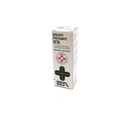 Argento proteinato zeta 1% gocce nasali e auricolari, soluzione - flacone 10 ml